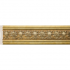 Бордюр Cosca W1080-4-G327 Полистирол Античное золото 2400*80*9 мм